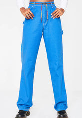 High Rise Relaxed Fit Carpenter Pants