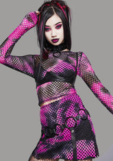 Twisted Sweet Revenge Fishnet Top