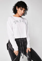 Juicy Wildstyle Cropped Long Sleeve Tee