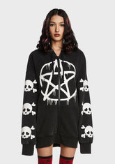 Malicious Contempt Oversized Hoodie