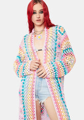 Dreamy Be The Change Crochet Duster