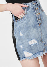 Sucks To Suck Two Tone Skirt