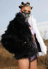 Balancing Act Faux Fur Jacket