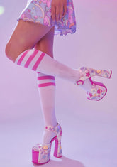 Groovy Galaxy Platform Heels