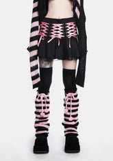 Sweet Bloodline Lace-Up Skirt