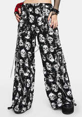 Chain To Chain Skull Pants