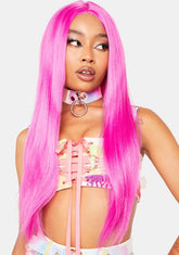 Pink Kink Hair Wig