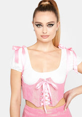 Twinkle Kiss Glitter Underbust Corset