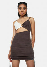 Choco Vanilla Mini Dress