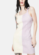 The Basics Colorblock Sweater Mini Dress
