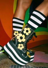 Wildflower Wonderland Clear Boots