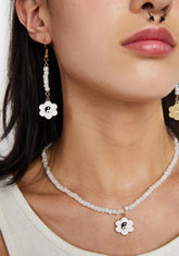 Vanilla Yin To My Yang Earring And Necklace Set
