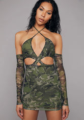 I'm A Catch Cutout Mini Dress