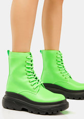 Up To Speed Combat Boots