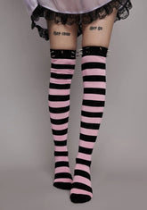 Shocking Thrill Thigh High Socks
