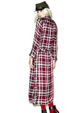 Lazy Grunge Day Duster Dress