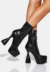 Apollo Chunky Platform Ankle Boots