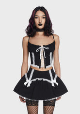 Holy Devious Doll Lace Bustier Top