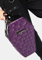 Mina Quilted Coffin Bat Backpack