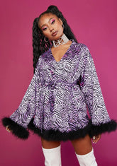 Wild At Heart Satin Robe