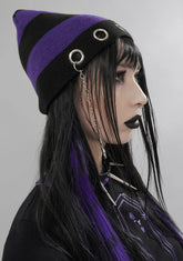 Been Better Striped Chain Beanie