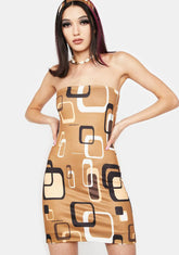 Mocha Telly Mini Dress