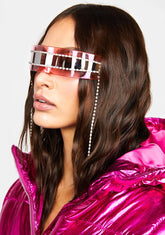 Sweet Cyber Tears Shield Sunglasses