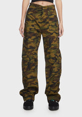 Baggy Camo Cargo Pants