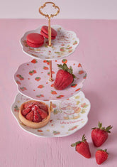 Berry Bliss Cake And Cookie Stand