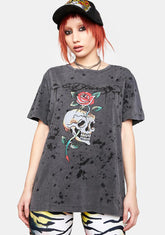 Charcoal Splatter Graphic Tee