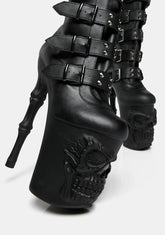 Rapture-1052bk Platform Boots