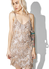 Zelda Fringe Mini Dress