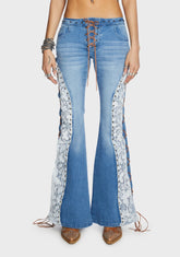 Scorched Summer Flared Jeans