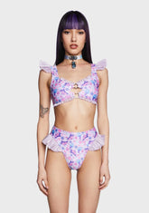 Strawfaerie Fields Ruffle Top