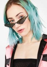 Lunar Mars Attack Cat-Eye Sunglasses
