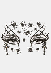 Creep N' Crawl Spider Face Stickers