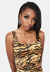 Tiger Gold Elci Corset Top