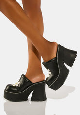 Wicked So Called Scheme Floral Clogs