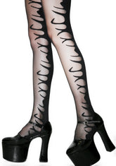 Smoked Flame Tights