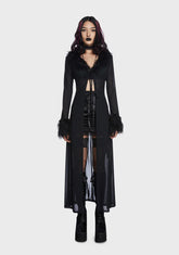 Sound Of Us Mesh Maxi Jacket