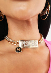 It's A Sign Pisces Chain Choker