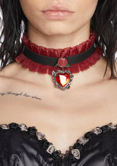 Love Adorned Presents Heart Choker