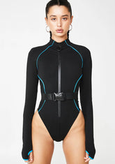 Executive Suite Zip Up Bodysuit
