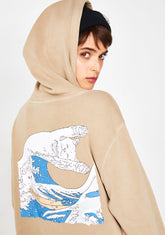 Sand Great Wave Pullover Sweater