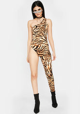 Scratch N' Bite One Leg Catsuit