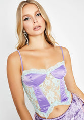 Fairy Pedestal Princess Satin Bustier
