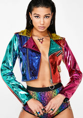 Rainbow Runner Moto Jacket