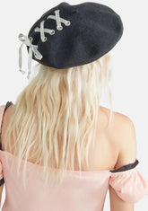 Night Very Versailles Lace Up Beret