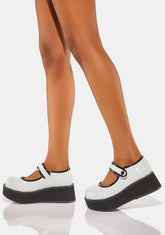 White Holographic Sprite-01 Mary Janes