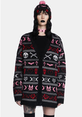 Season Of The Ghouls Knit Cardigan